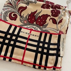 Authentic Burberry scarf. No tag, but never worn.